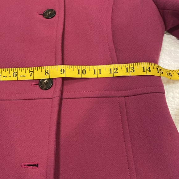 JCREW lady day coat 4P in Fresh Raspberry Color - Picture 11 of 14